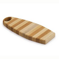 Cutting Board - 11.25" x 4.5" x 1.0" - Combination Hardwoods Edge Grain with Handle